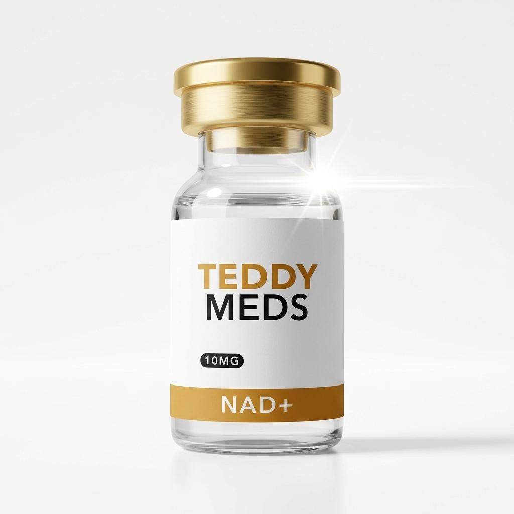 Teddy Meds branded NAD+ compounding pharmacy vial