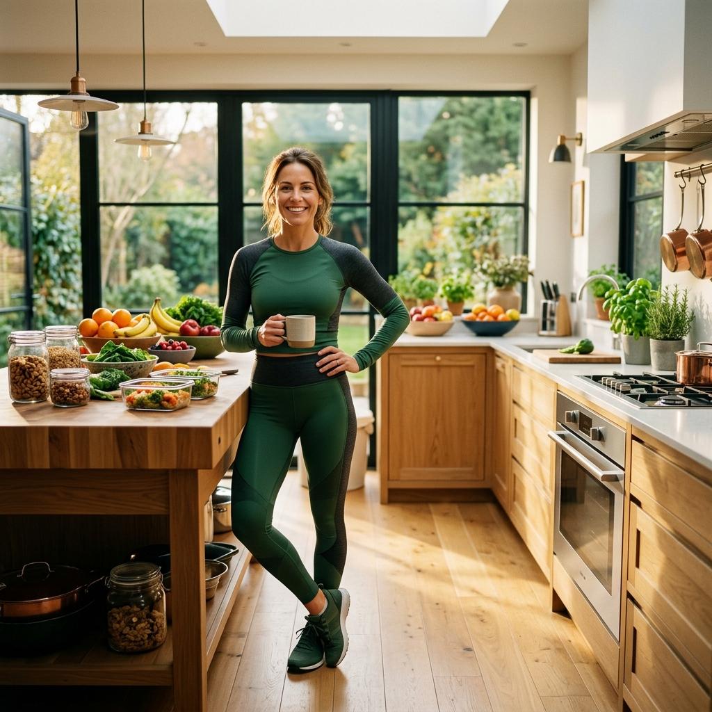 Healthy woman in a bright kitchen representing medically supervised weight loss